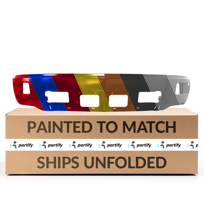 2014-2015 Chevrolet Silverado 1500 Front Bumper With Fog Light Holes & Without Sensor Holes - GM1002852-Partify-Painted-Replacement-Body-Parts