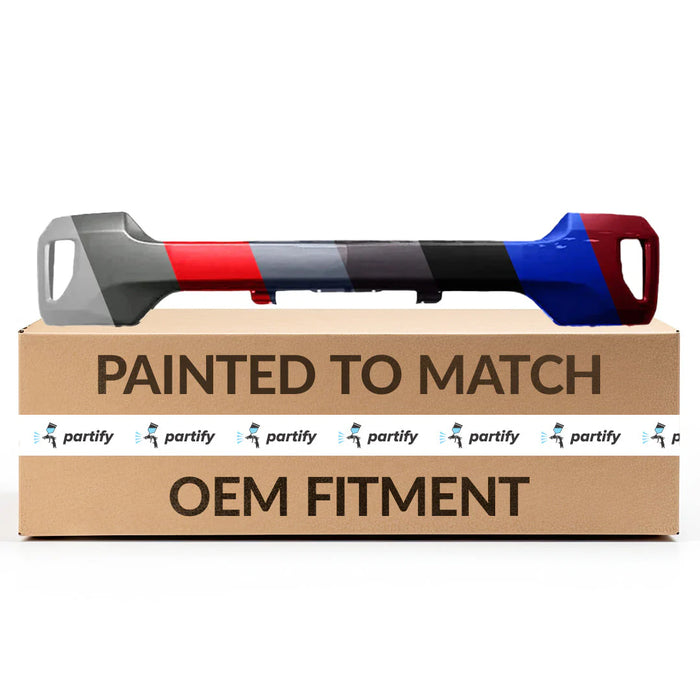 2016-2019 Chevrolet Silverado 1500 OEM Front Bumper Without Sensor Holes & With Fog Light Holes - 84029813-Partify-Painted-Replacement-Body-Parts