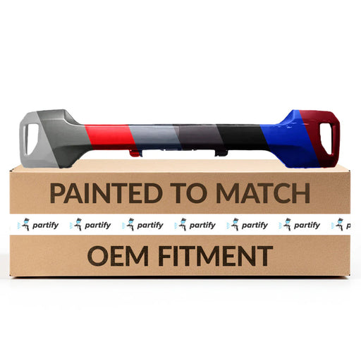 2016-2019 Chevrolet Silverado 1500 CAPA Certified Front Bumper Without Sensor Holes & With Fog Light Holes - GM1002868C-Partify-Painted-Replacement-Body-Parts