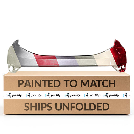 2017-2019 GMC Acadia Front Bumper Without Sensor Holes - GM1014125-Partify-Painted-Replacement-Body-Parts