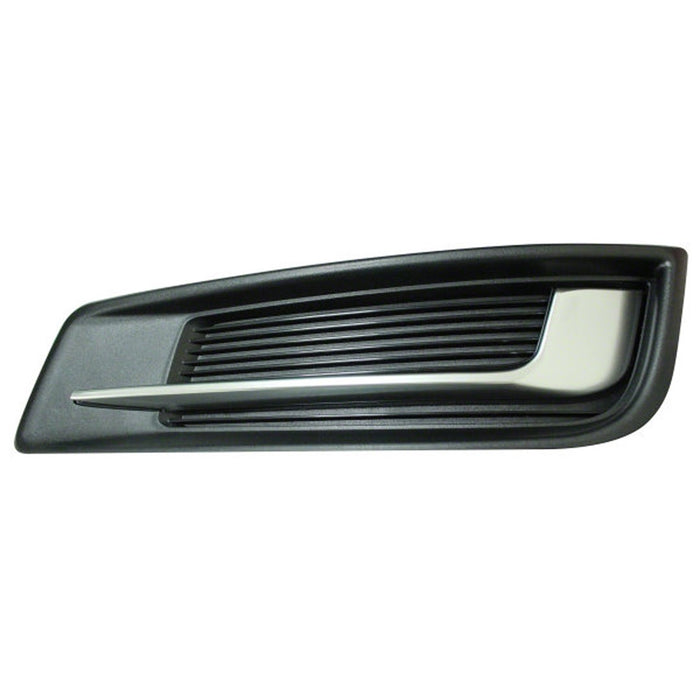 2013-2017 Cadillac XTS Front Driver Side Bumper Insert Outer Grille W/O Daytime Running Lamps - GM1038153-Partify-Painted-Replacement-Body-Parts