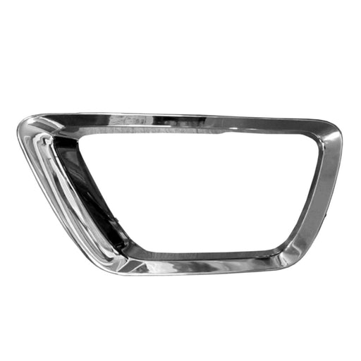 2015-2020 Chevrolet Colorado Front Driver Side Bumper Insert Fog Lamp Bezel W/O Appearance Pkg Chrome - GM1038175-Partify-Painted-Replacement-Body-Parts