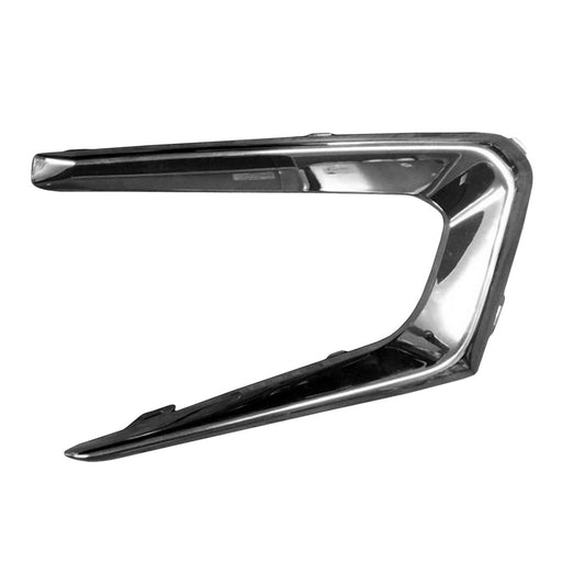 2016-2018 Chevrolet Malibu L/LS Front Driver Side Bumper Insert Fog Lamp Opening Bezel Chrome - GM1038196-Partify-Painted-Replacement-Body-Parts