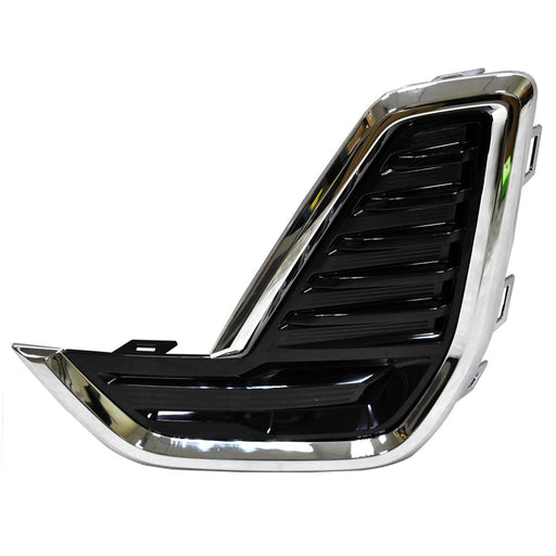 2020-2023 GMC Acadia Front Driver Side Bumper Insert Fog Lamp Opening Cover W/O Fog Lamps Chrome - GM1038249-Partify-Painted-Replacement-Body-Parts