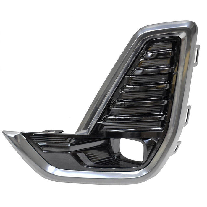 2020-2023 GMC Acadia Front Driver Side Bumper Insert Fog Lamp Bezel W/Fog Lamps Chrome - GM1038251-Partify-Painted-Replacement-Body-Parts