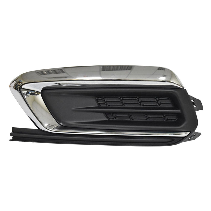 2015-2016 Chevrolet Cruze/Cruze Limited LT/LTZ Front Driver Side Bumper Insert W/O Rs Pkg Fog Lamp Opening Cover W/O Daytime Running Lamps 1.4L L4 - GM1038270-Partify-Painted-Replacement-Body-Parts