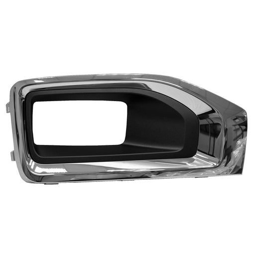 2015-2020 GMC Yukon/Yukon XL Front Passenger Side Bumper Insert Fog Lamp Bezel W/Fog Lamps Chrome - GM1039187-Partify-Painted-Replacement-Body-Parts