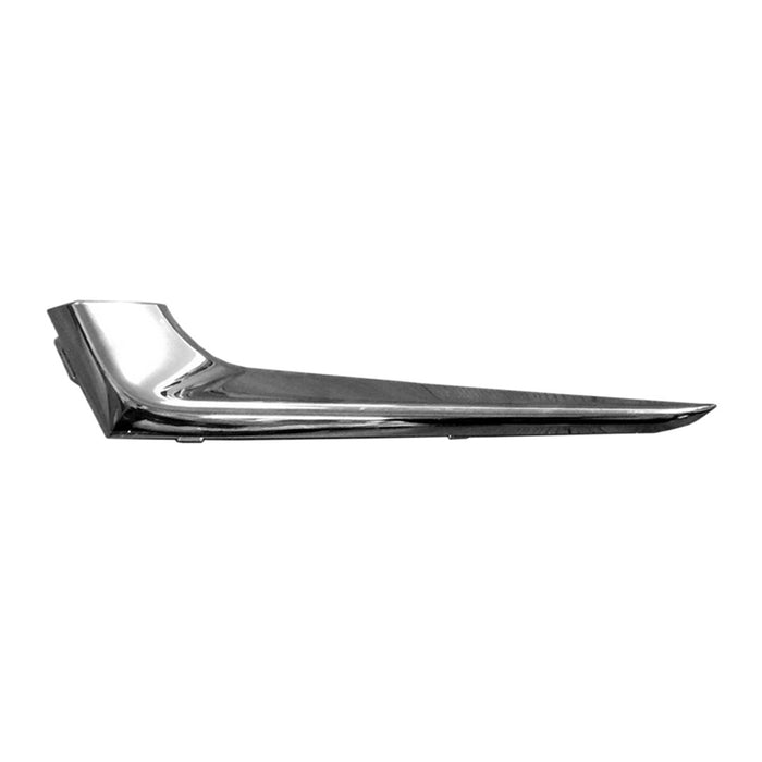2016-2018 Chevrolet Malibu LT/Premier Front Passenger Side Bumper Insert Outer Grille Molding Chrome - GM1039197-Partify-Painted-Replacement-Body-Parts
