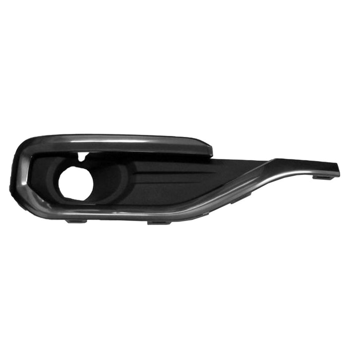 2017-2019 GMC Acadia Front Passenger Side Bumper Insert Fog Lamp Bezel W/Fog Lamps - GM1039208-Partify-Painted-Replacement-Body-Parts