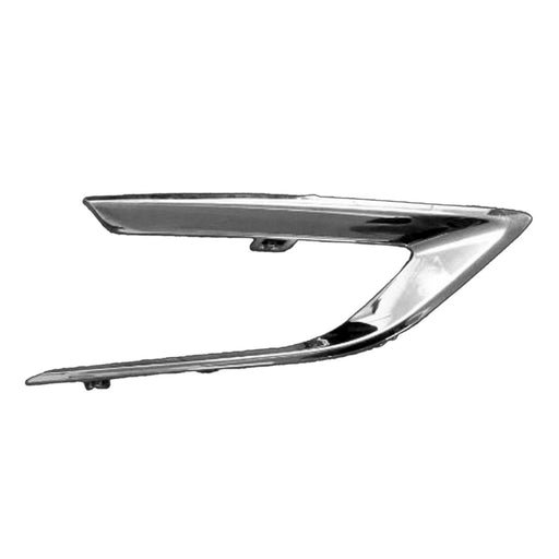 2016-2018 Chevrolet Cruze Premier Front Passenger Side Bumper Insert W/O Rs Pkg Outer Grille Trim Chrome Hatchback/Sedan - GM1039213-Partify-Painted-Replacement-Body-Parts