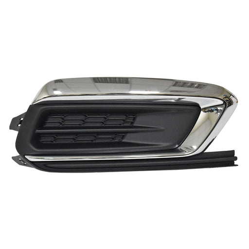 2015-2016 Chevrolet Cruze/Cruze Limited LT/LTZ Front Passenger Side Bumper Insert W/O Rs Pkg Fog Lamp Opening Cover W/O Daytime Running Lamps 1.4L L4 - GM1039270-Partify-Painted-Replacement-Body-Parts