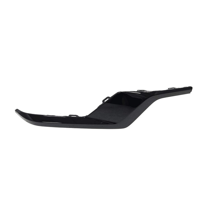 GMC Acadia Front Passenger Side Bumper Molding Gloss Black Elevation Model - GM1047149