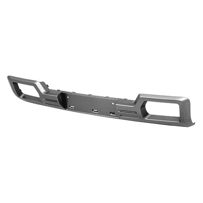 2014-2015 GMC Sierra 1500 SLE/SLT Front Bumper Guard Chrome Bumper Skid Plate Smooth Gray - GM1053101-Partify-Painted-Replacement-Body-Parts
