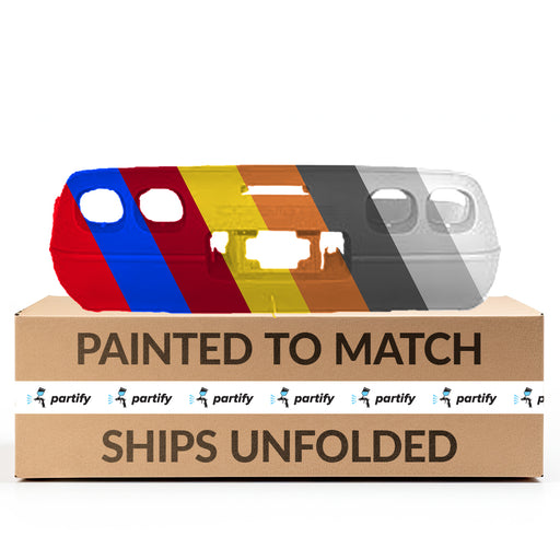 1991-1996 Chevrolet Corvette CAPA Certified Rear Bumper Square Lamps Zr-1 - GM1100136C-Partify-Painted-Replacement-Body-Parts