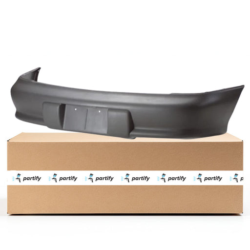 1995-1999 Chevrolet Cavalier Base/LS/RS CAPA Certified Rear Bumper W/Standard Trim Textured - GM1100517C-Partify-Painted-Replacement-Body-Parts