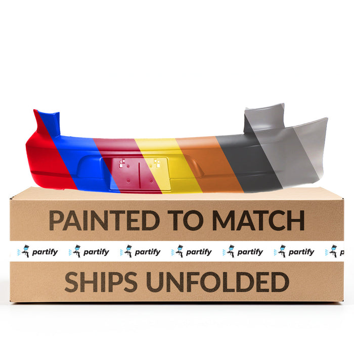 2000-2002 Chevrolet Cavalier Base/LS/LS Sport CAPA Certified Rear Bumper W/O Integral Taillamp Fillers - GM1100583C-Partify-Painted-Replacement-Body-Parts