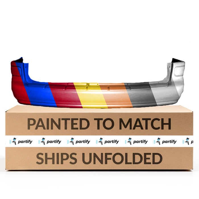 2001-2005 Chevrolet Venture Rear Bumper W/O Backup Sensor W/O Warner Bros Package Molded In Moldingsn - GM1100611-Partify-Painted-Replacement-Body-Parts