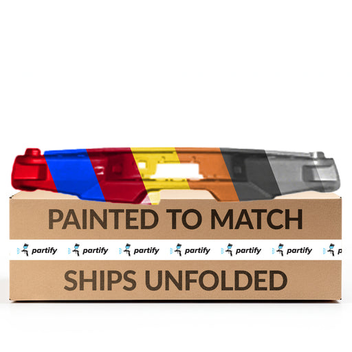 2002 Chevrolet Avalanche 1500/2500 CAPA Certified Rear Bumper W/Body Cladding Dark Charcoal - GM1100630C-Partify-Painted-Replacement-Body-Parts