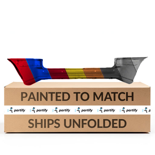 2001-2005 Chevrolet Venture CAPA Certified Rear Bumper W/120 Inch W.B. W/Backup Sensor W/O Warner Bros Pkg W/Moldings Separate Moldings - GM1100690C-Partify-Painted-Replacement-Body-Parts