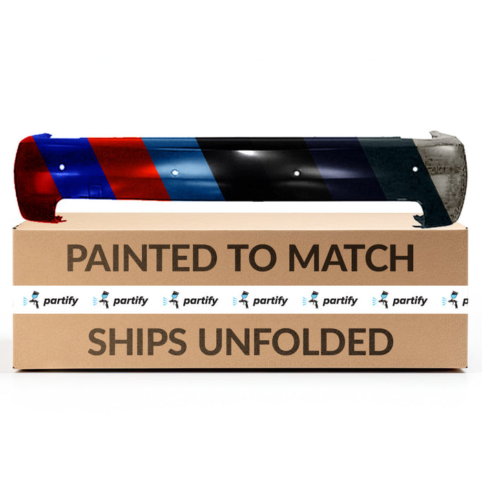 2005-2007 Cadillac STS Rear Bumper With Sensor Holes/Tow Hook Hole - GM1100725-Partify-Painted-Replacement-Body-Parts