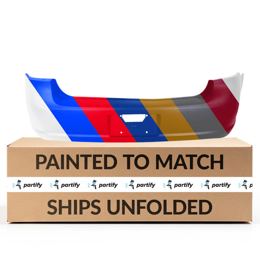 2006-2009 Buick Lucerne Rear Bumper W/O Rear Object Sensors - GM1100775-Partify-Painted-Replacement-Body-Parts