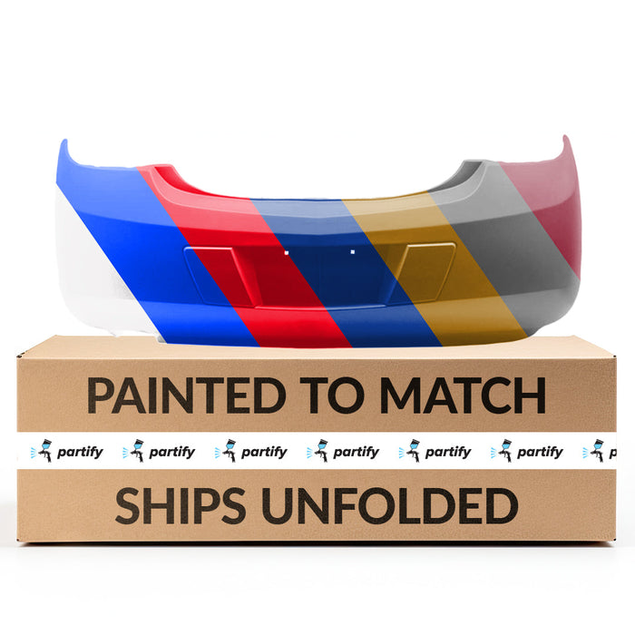 2007-2009 Saturn Aura Rear Bumper Single Exh - GM1100793-Partify-Painted-Replacement-Body-Parts