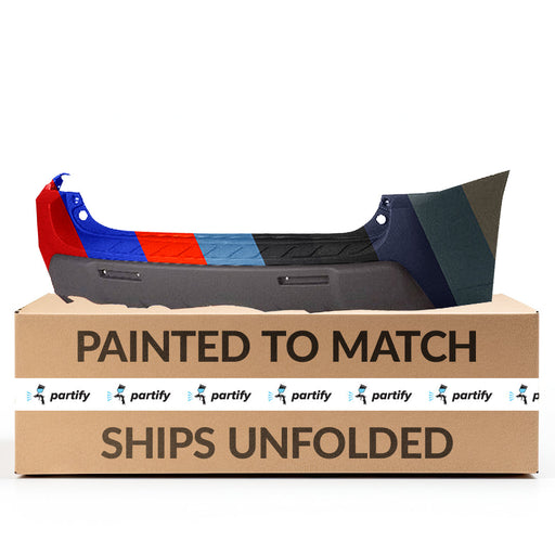 2005-2006 Chevrolet Equinox LS/LT CAPA Certified Rear Bumper Matte Dark Gray - GM1100836C-Partify-Painted-Replacement-Body-Parts