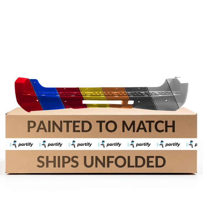 2007-2014 Chevrolet Tahoe Base/LS/LT/LTZ/PPV/SSV/Z71 Rear Bumper W/Off Road Pkg (Rpo-Bph) W/Wheel Flare Holes - GM1100840-Partify-Painted-Replacement-Body-Parts