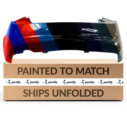 2011-2016 Chevrolet Cruze ECO/LS/LT/LTZ Rear Bumper With Sensor Holes - GM1100875-Partify-Painted-Replacement-Body-Parts