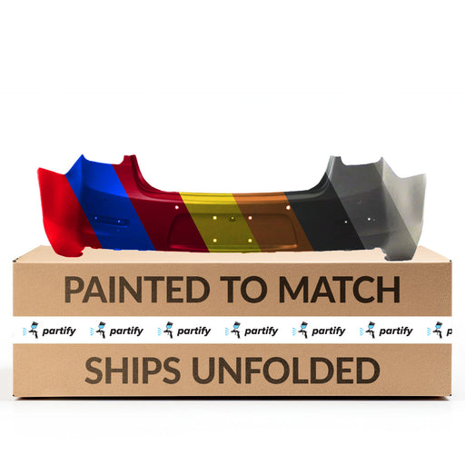 2013 Chevrolet Malibu Eco/LS/LT/LTZ CAPA Certified Rear Bumper W/Rear Vision Camera W/Parking Sensors W/Side Object Sensors - GM1100897C-Partify-Painted-Replacement-Body-Parts