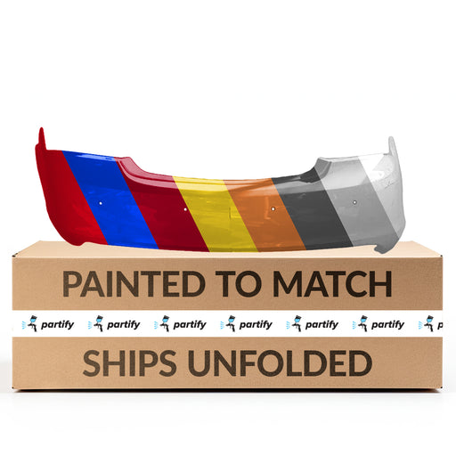 2014-2016 Buick LaCrosse CAPA Certified Rear Bumper Single Exh W/Park Assist System W/O Side Object Sensor 2.4L L4 - GM1100930C-Partify-Painted-Replacement-Body-Parts