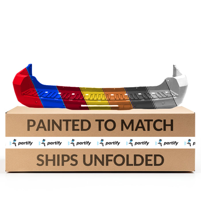 2007-2014 Chevrolet Suburban 1500/2500 LS/LT/GMC Yukon XL 1500 Rear Bumper W/Object Sensor W/Pre-Drilled Flare Holes - GM1100938-Partify-Painted-Replacement-Body-Parts