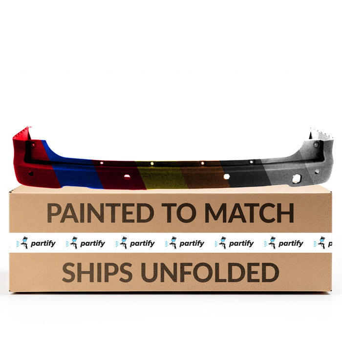 2015-2018 Chevrolet City Express Rear Bumper Withsensor Holes - GM1100962-Partify-Painted-Replacement-Body-Parts