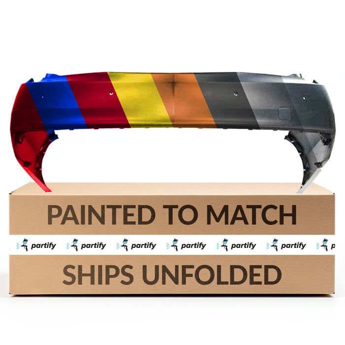 2014-2017 Cadillac XTS Rear Bumper With Sensor Holes - GM1100976-Partify-Painted-Replacement-Body-Parts