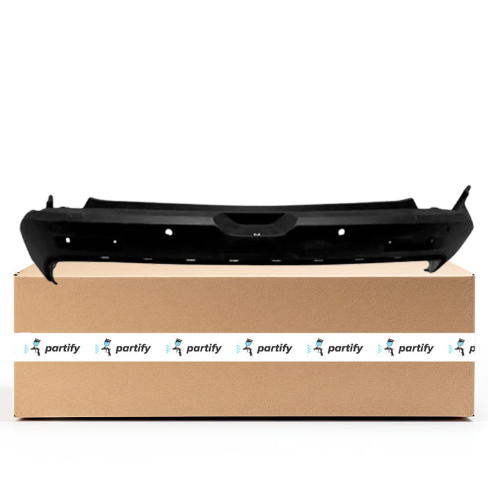 2017-2019 GMC Acadia SL/SLE/SLT CAPA Certified Rear Bumper W/Park Assist W/Blis Textured - GM1100982C-Partify-Painted-Replacement-Body-Parts