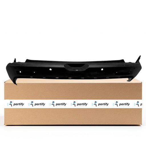 2017-2019 GMC Acadia SL/SLE/SLT CAPA Certified Rear Bumper W/Park Assist W/Blis Textured - GM1100982C-Partify-Painted-Replacement-Body-Parts