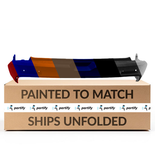 2017-2023 GMC Acadia SL/SLE/SLT CAPA Certified Rear Bumper W/O Park Assist W/O Blis - GM1100993C-Partify-Painted-Replacement-Body-Parts