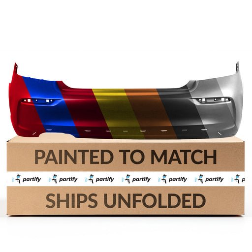 2017-2019 Chevrolet Sonic Sedan Rear Bumper Without Sensor Holes & Without Remote Start & With RS Package - GM1100A25-Partify-Painted-Replacement-Body-Parts