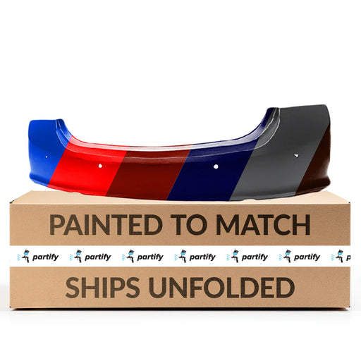 2017-2020 Chevrolet Sonic Sedan Rear Bumper Without Sensor Holes & With Remote Start & With RS Package - GM1100A27-Partify-Painted-Replacement-Body-Parts