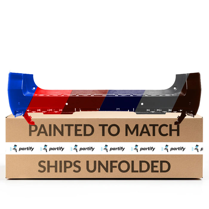 2021-2023 Chevrolet Suburban/GMC Yukon Xl/Xl Denali Rear Bumper With Sensor Holes & Blind Spot Brackets - GM1100A43-Partify-Painted-Replacement-Body-Parts