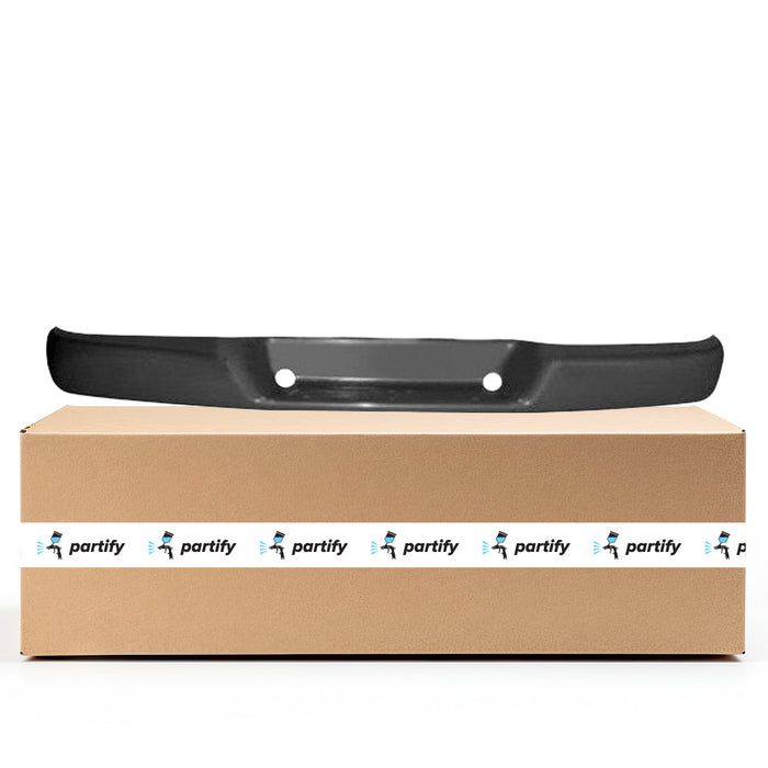 1996-2004 Chevrolet Express 1500/2500/3500 Base/LS/Base/LS/LT/GMC Savana 1500/Savana 2500/Savana 3500 CAPA Certified Rear Bumper Face Bar Late Design - GM1102398C-Partify-Painted-Replacement-Body-Parts
