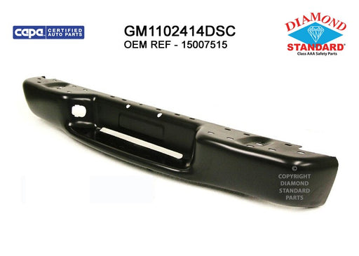 1998-2004 Chevrolet S10/GMC Sonoma Rear Bumper Face Bar - GM1102414-Partify-Painted-Replacement-Body-Parts