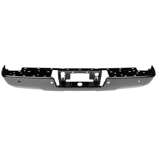 2014-2019 Chevrolet Silverado 1500/1500 LD/GMC Sierra 1500/Sierra 1500 Limited Rear Bumper Face Bar W/O Corner Step - GM1102564-Partify-Painted-Replacement-Body-Parts