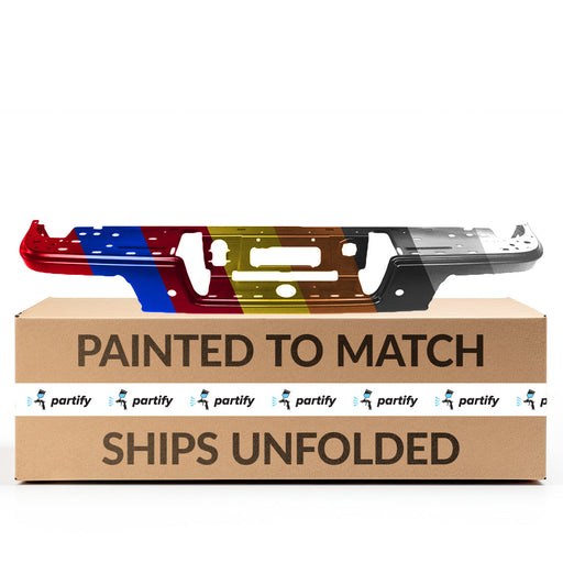 2019-2022 Chevrolet Colorado/GMC Canyon Rear Bumper With Sensor Holes - GM1102567-Partify-Painted-Replacement-Body-Parts