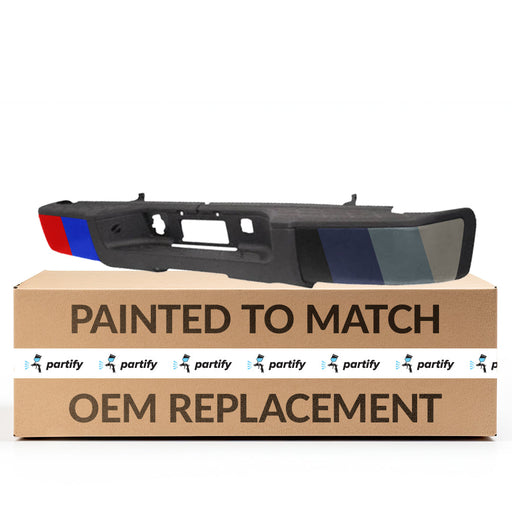 2009-2011 Chevrolet Silverado/GMC Sierra 1500 Rear Bumper Assembly Without Sensor Holes - GM1103159-Partify-Painted-Replacement-Body-Parts