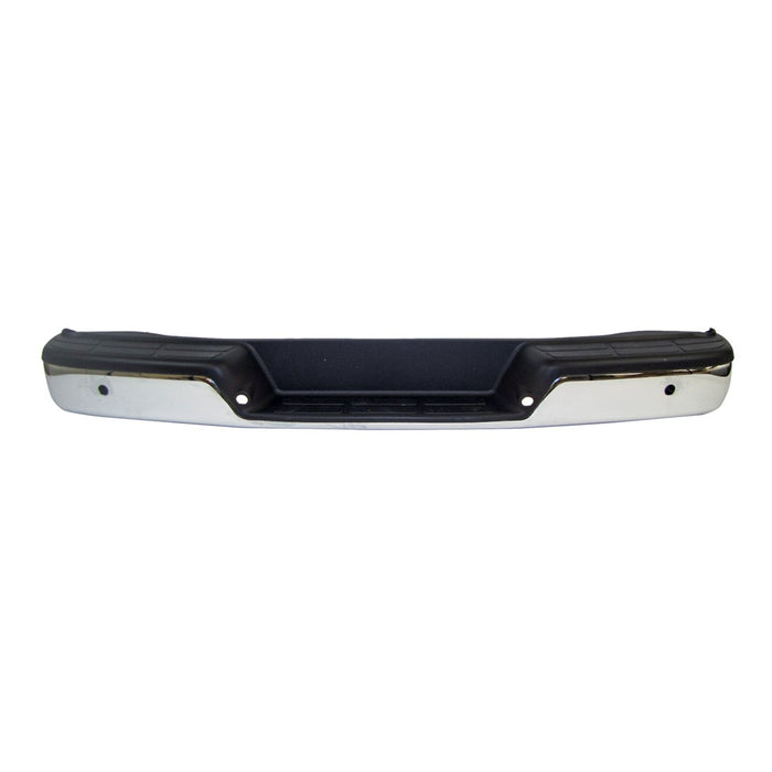 2013-2017 Chevrolet Express 1500/2500/3500/GMC Savana 1500/Savana 2500/Savana 3500 Rear Bumper Assembly W/Object Sensor W/O Sensors & Harness Chrome - GM1103172-Partify-Painted-Replacement-Body-Parts