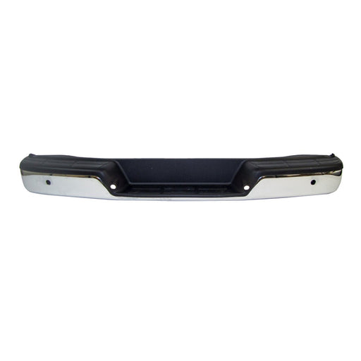 2013-2017 Chevrolet Express 1500/2500/3500/GMC Savana 1500/Savana 2500/Savana 3500 Rear Bumper Assembly W/Object Sensor W/O Sensors & Harness Chrome - GM1103172-Partify-Painted-Replacement-Body-Parts