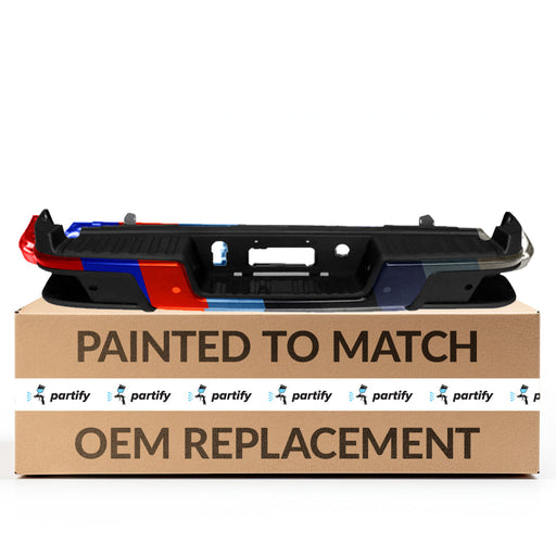 2019 Chevrolet Colorado/GMC Canyon Rear Bumper Assembly With Sensor Holes - GM1103205-Partify-Painted-Replacement-Body-Parts