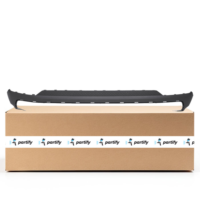 2016-2017 GMC Terrain Rear Lower Bumper Without Sensor Holes - GM1115124-Partify-Painted-Replacement-Body-Parts