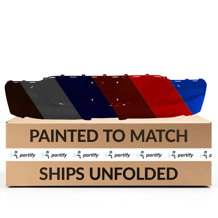 2016-2019 Chevrolet Volt CAPA Certified Rear Lower Bumper Cover Without Sensor Holes - GM1115131C-Partify-Painted-Replacement-Body-Parts